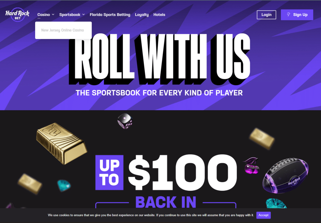 Hard Rock Bet online casino is a from the best online casinos you could look for