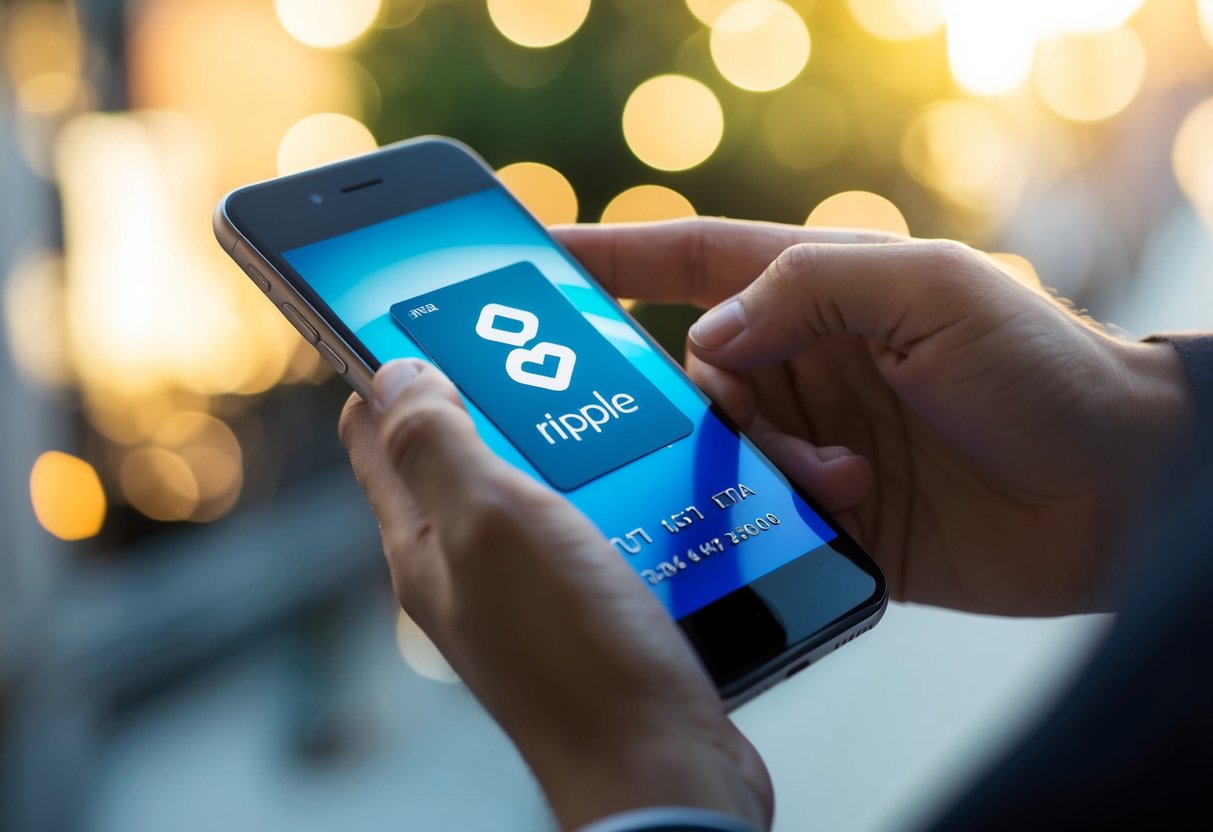 Buy Ripple XRP: Essential Guide for Smart Investors 1 A person using a smartphone to purchase Ripple (XRP) with a credit card