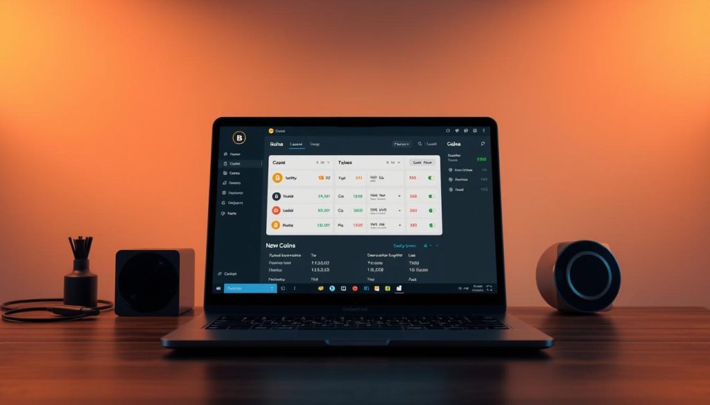 A sleek and modern Solana-compatible cryptocurrency wallet, the interface displayed on a high-resolution screen. The wallet has a clean, minimalist design with intuitive controls, allowing the user to effortlessly manage their Bonk coin holdings. The background is a subtle gradient, creating a sense of depth and sophistication. Warm lighting casts a gentle glow, highlighting the wallet's features and creating a welcoming atmosphere. The entire scene conveys a sense of security, reliability, and user-friendliness, perfectly capturing the essence of a seamless Bonk coin setup.