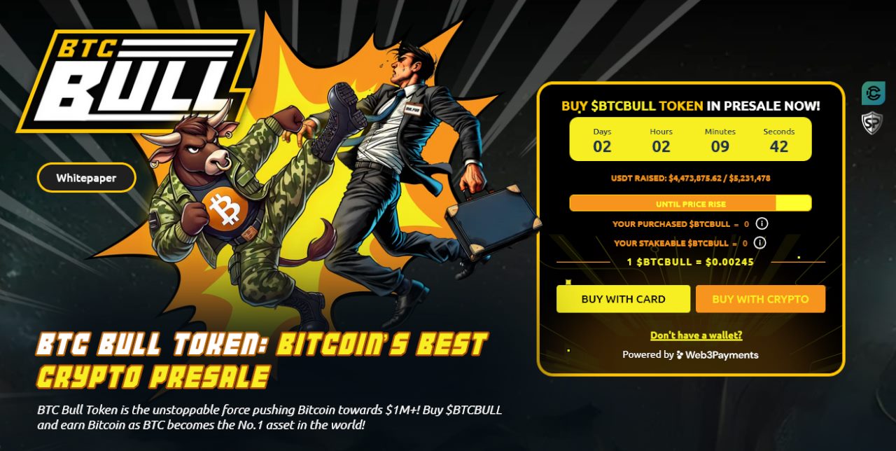 BTC Bull Token Project Banner