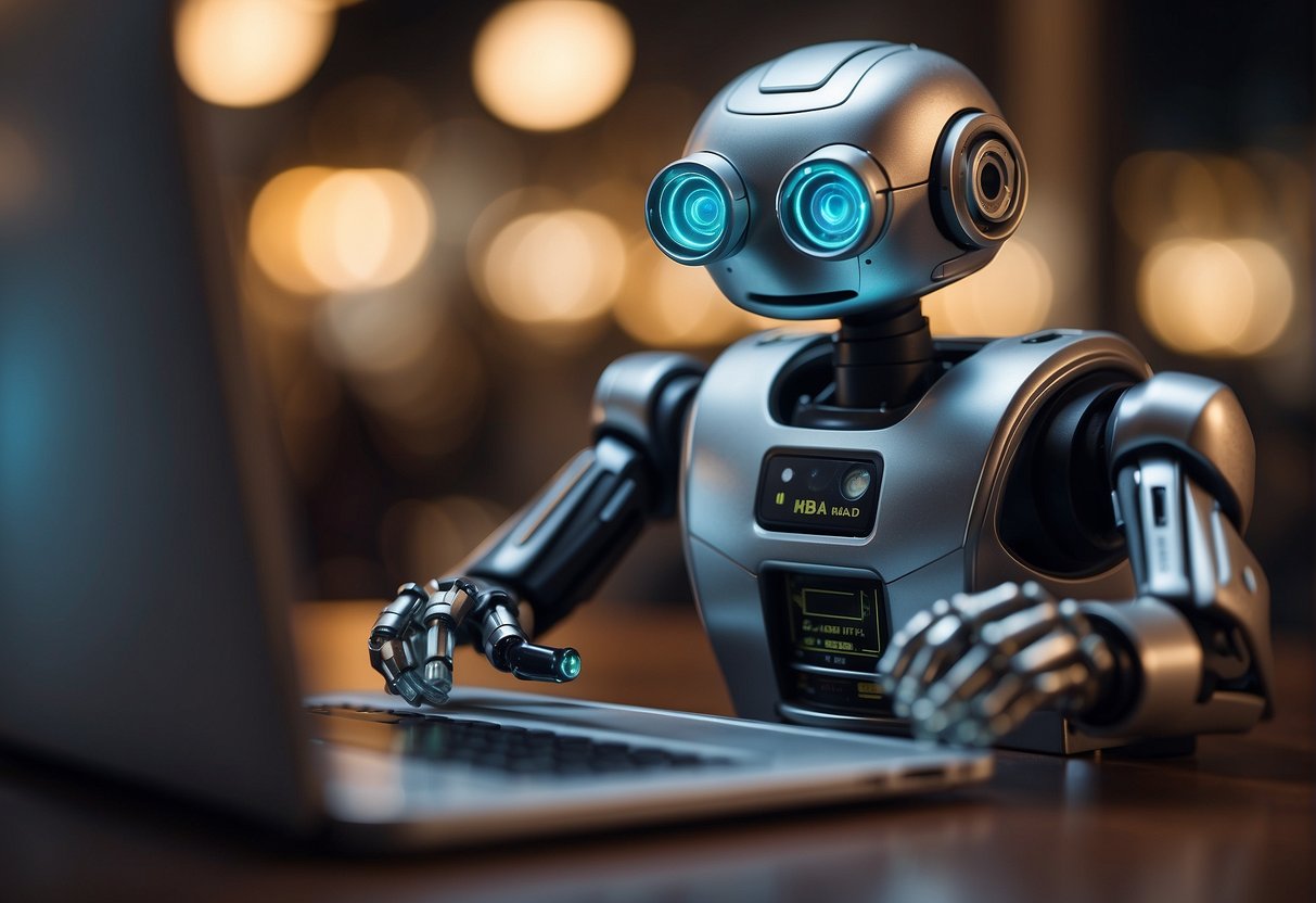 A referral bot sends out automated messages to potential customers, generating leads and driving business growth